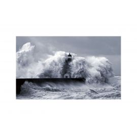 Glass picture lighthouse 90cm x 150cm