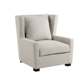 Stol  Kingston halvrund B81 D93 H89 Lin Sand