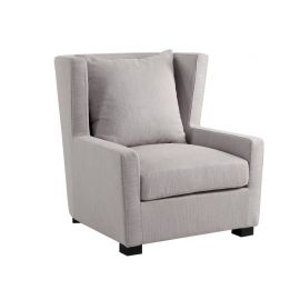 Stol  Kingston halvrund B81 D93 H89 Lin Kalk