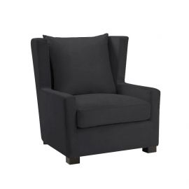 Stol  Kingston halvrund B81 D93 H89 Velour Black