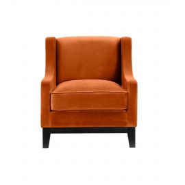 Stol Housten B75 D60 H80 velour Orange