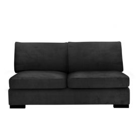 Modulsofa 2 seter 160x94x74 Velour Black