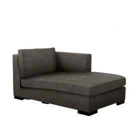 Modulsofa chaise lounge 95x161x74 right Velour Mole