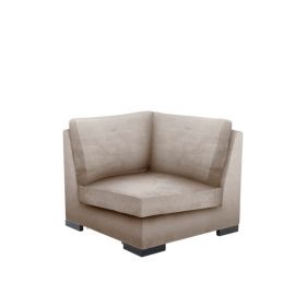 Modulsofa hjørne 94x94x74 Velor Beige