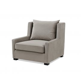 Stol  Key West B89 D98 H78 velour Beige