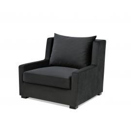 Stol  Key West B89 D98 H78 velour Black