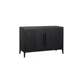 Skjenk Morris 120x80x45 Black grov eikefiner 148135-B