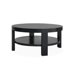 Salongbord Copenhagen sort eik Ø: 100, H: 47 148505