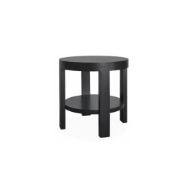 Sidebord Copenhagen sort eik rund B60 H60 148506-60