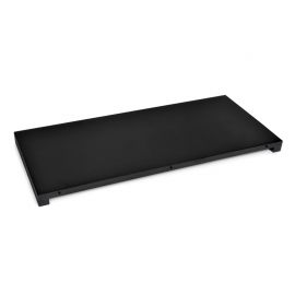 Ileggsplate heltre eike bord Ottawa Ø150cm B60cm sort