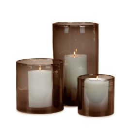 Lysglass Auckland Ø15cm høyde 15cm brown 149033