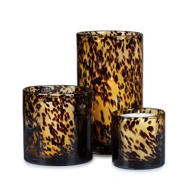 Lysglass Auckland Ø20cm høyde 20cm bown/black 149038