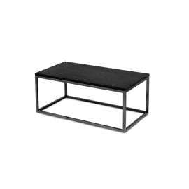 Sidebord Oceanside 94x50x40cm sort metall eike finer