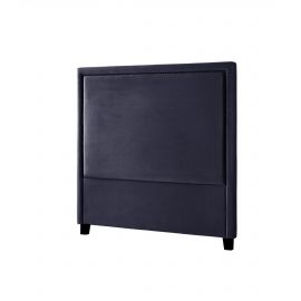 Headboard Madrid B150 med nagler velour Black