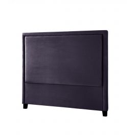Headboard Madrid B180 med nagler velour Black