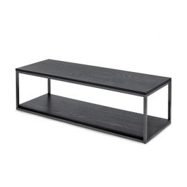 Salongbord East West L130 B45 H40 antrasitt metal sort finer