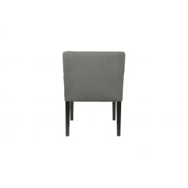 Spisestol Wien m/armlene mørk grå H84cm B57cm SH48cm