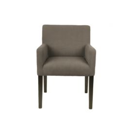 Spisestol Wien m/armlene velour muldvarp H84cm B57cm SH48cm