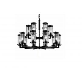 Taklampe Lafayette D75 x H73CM Black / glass