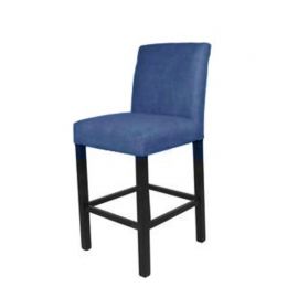 Bar stol Wien velour Petroleums Blue B50 D48 H102 SH67