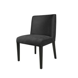 Spisestol Kent Velvet Black H87cm B56cm SH49cm 260060