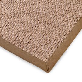 Sisal teppe beige 300x400cm med kanting