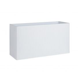 Lampeskjerm L45cm x H25cm x  B17cm lin Hvit