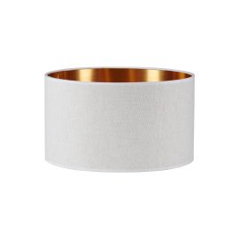 Lampeskjerm Ø30cm høyde 20cm lin Sand / Copper 290034