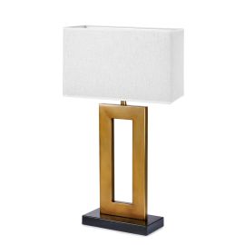 Bordlampe Venice Brass H46cm 290164