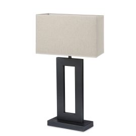 Bordlampe Venice Black H46cm 290169