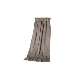 Gardinhøyde 130cm x 240cm 15cm rynkebo m/fòr Velour Beige