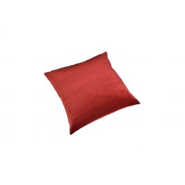 Pute 55cm x 55cm Velour Burgundy Inkl. Dun/fjær innmat