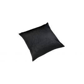 Pute 55cm x 55cm Velour Black Inkl. Dun/fjær innmat