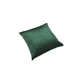 Pute 55cm x 55cm Velour Green Inkl. Dun/fjær innmat