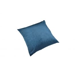 Pute 55cm x 55cm Velour Petroleums Blue Inkl.Dun/fjær innmat