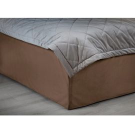 Sengekappe 150x200x52 velour brown 591-09