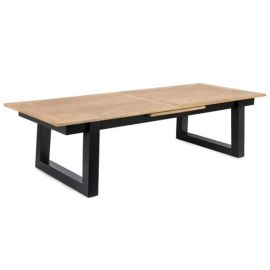 Spisebord Haag natur heltre eik B: 220, D:100, H:75+1 x 50cm