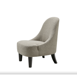 Stol Hilton halvrund L66 x D70 x H86 Breezer Taupe